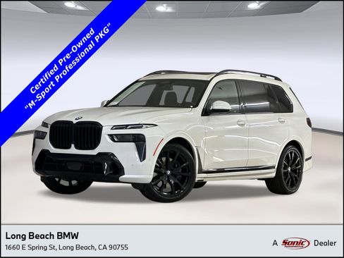 Certified 2024 BMW X7 xDrive40i w/ M Sport Package AWD/4WD image 1