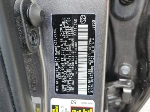 Used 2019 Toyota Camry XSE FWD image 7