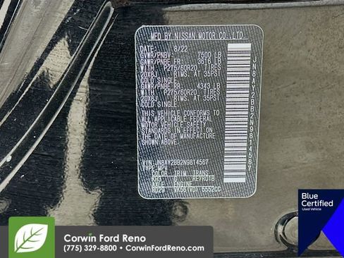 Used 2022 Nissan Armada SL w/ Captain's Chairs Package image 38