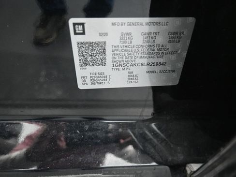 Used 2020 Chevrolet Tahoe LS w/ Enhanced Driver Alert Package image 20