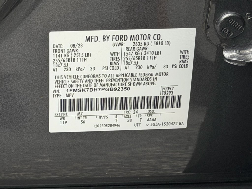 Used 2023 Ford Explorer XLT w/ Equipment Group 202A RWD image 20
