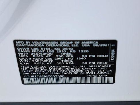 Used 2021 Volkswagen Atlas SE FWD image 13