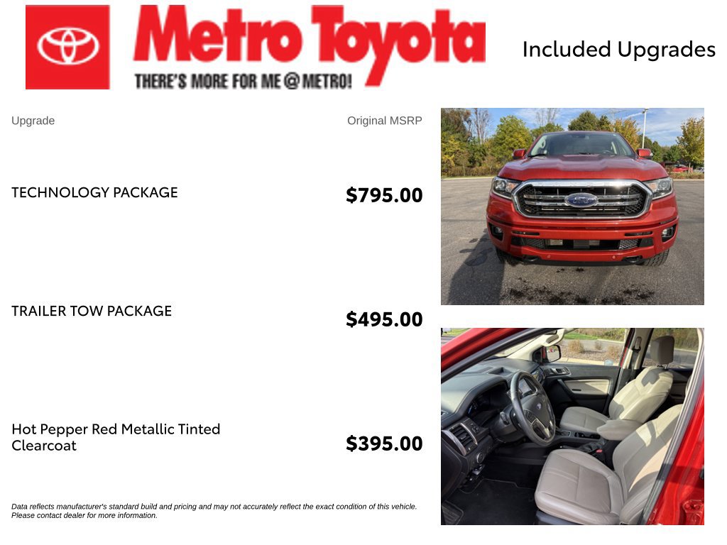 Used 2019 Ford Ranger Lariat w/ Technology Package AWD/4WD image 4