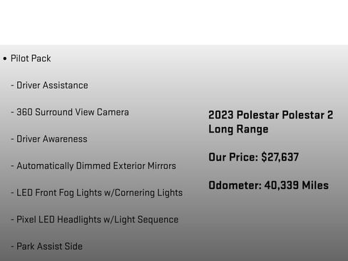 Used 2023 Polestar Polestar 2 w/ Pilot Pack image 6