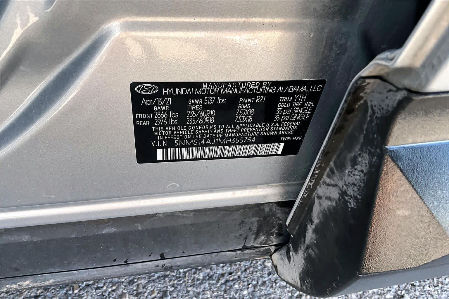 Used 2021 Hyundai Santa Fe SE FWD image 32