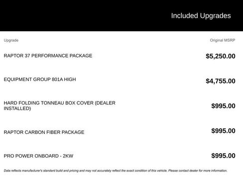 Used 2022 Ford F150 Raptor w/ Raptor 37 Performance Package image 13