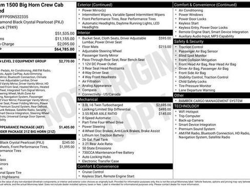 Used 2025 RAM 1500 Big Horn AWD/4WD image 71