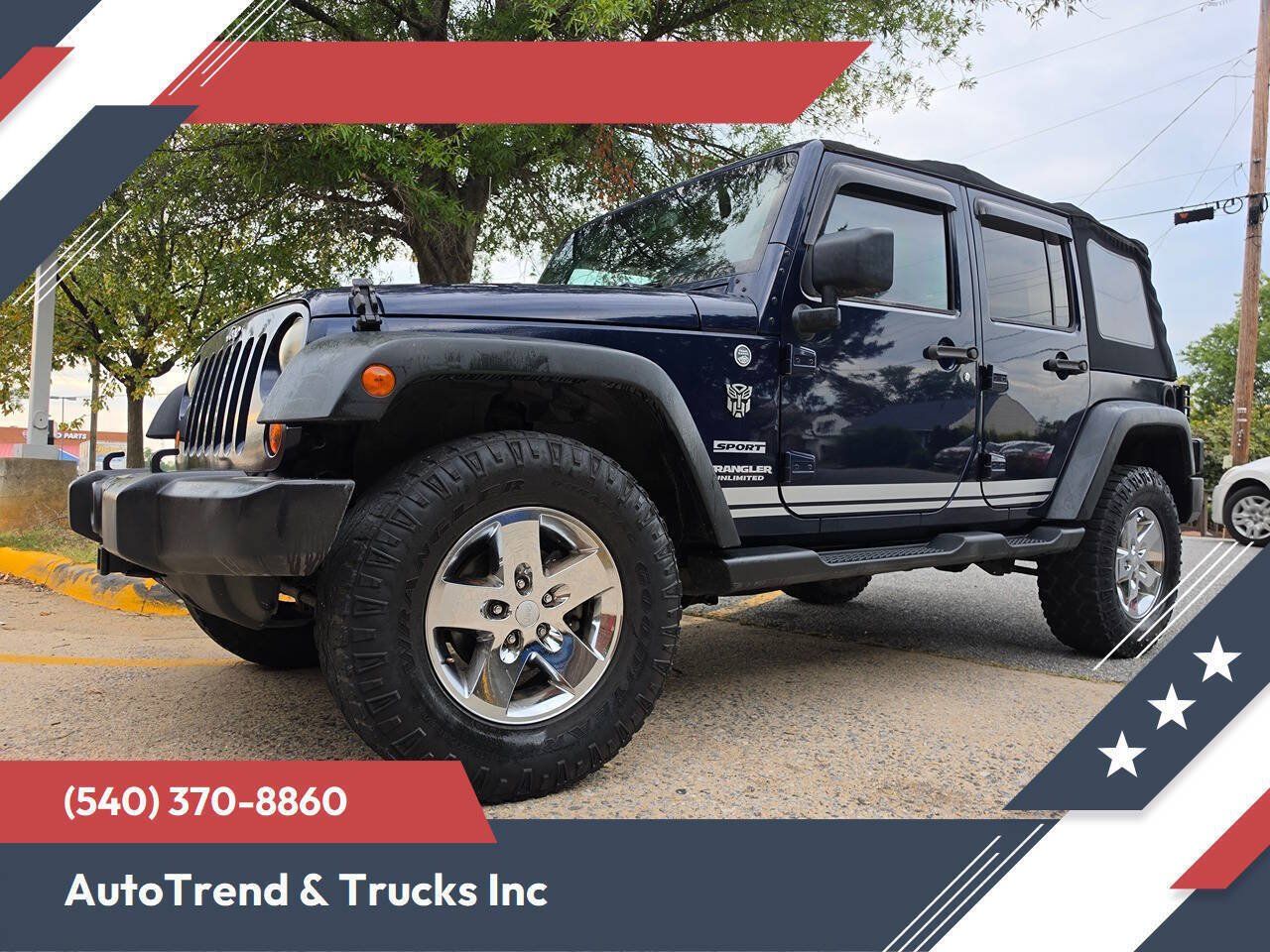 Used 2013 Jeep Wrangler Unlimited Sport AWD/4WD image 1