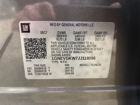 Used 2018 Chevrolet Traverse LT image 17