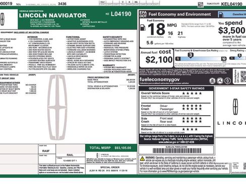 Used 2019 Lincoln Navigator L Reserve image 41