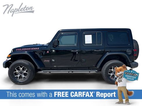 Used 2019 Jeep Wrangler Unlimited Rubicon w/ LED Lighting Group AWD/4WD image 2