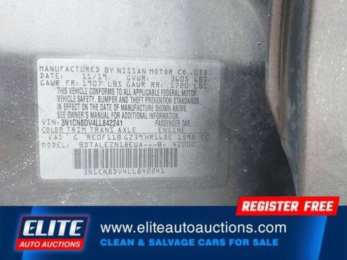 Used 2020 Nissan Versa S FWD image 18