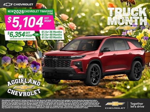 New 2026 Chevrolet Traverse RS w/ LPO, Floor Liner Package image 4