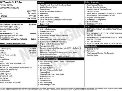 Used 2018 GMC Terrain SLE w/ Driver Convenience Package image 3