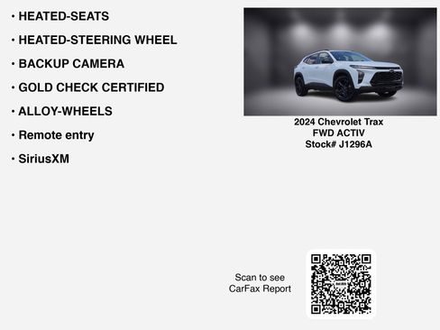 Used 2024 Chevrolet Trax ACTIV FWD image 7