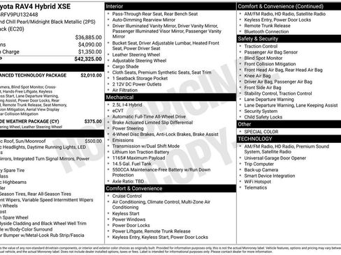 Used 2023 Toyota RAV4 XSE AWD/4WD image 2