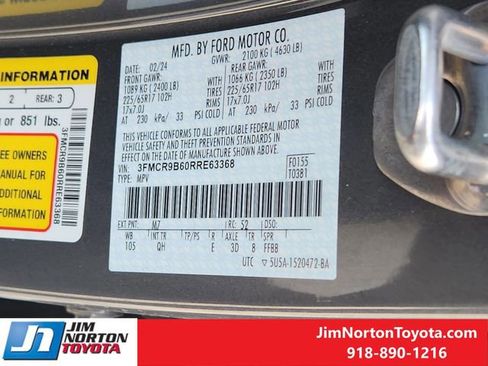 Used 2024 Ford Bronco Sport Big Bend w/ Convenience Package image 34