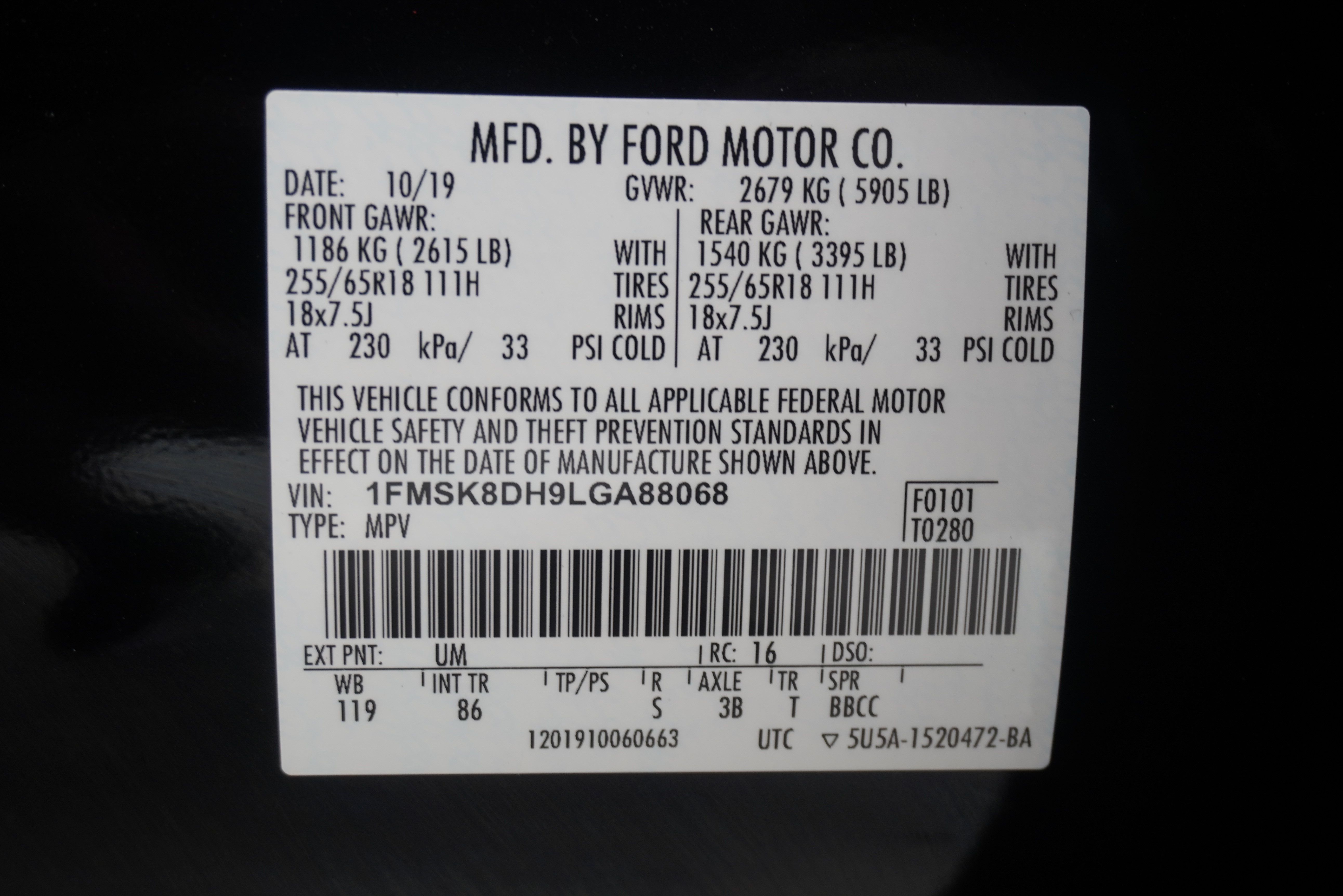 Used 2020 Ford Explorer XLT AWD/4WD image 30