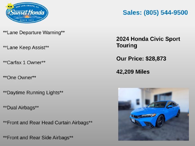 Used 2024 Honda Civic Sport Touring image 6