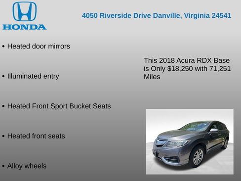 Used 2018 Acura RDX AWD image 12