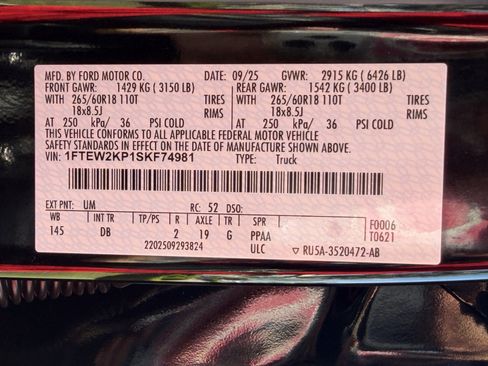 Used 2025 Ford F150 STX RWD image 34