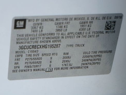 Used 2017 Chevrolet Silverado 1500 LT w/ Max Trailering Package RWD image 48