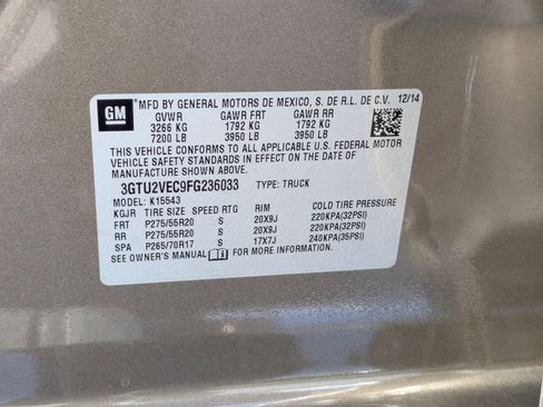 Used 2015 GMC Sierra 1500 SLT w/ SLT Crew Cab Value Package image 34