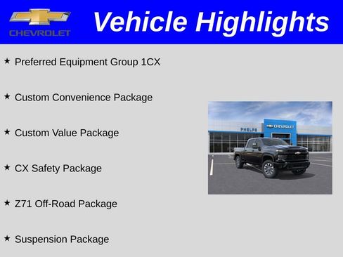 New 2026 Chevrolet Silverado 2500 Custom w/ Custom Value Package AWD/4WD image 2