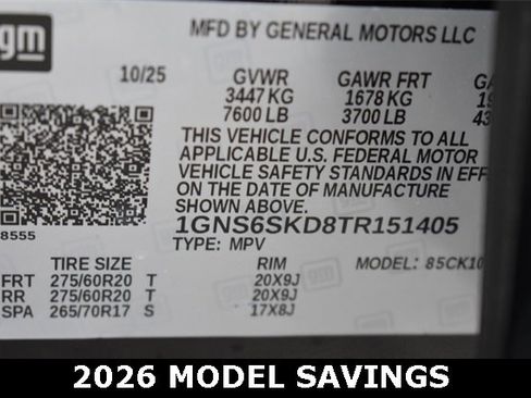 New 2026 Chevrolet Tahoe Premier image 44