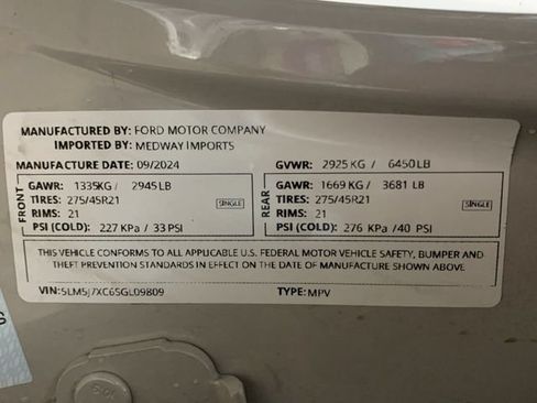 Used 2025 Lincoln Aviator Reserve w/ Illumination Package AWD/4WD image 32
