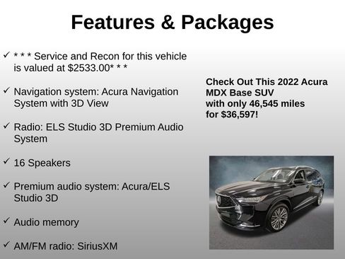 Used 2022 Acura MDX SH-AWD w/ Advance Package image 8