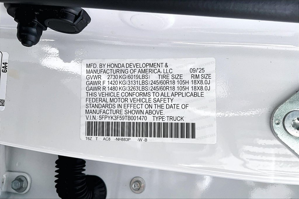 Used 2026 Honda Ridgeline RTL image 16