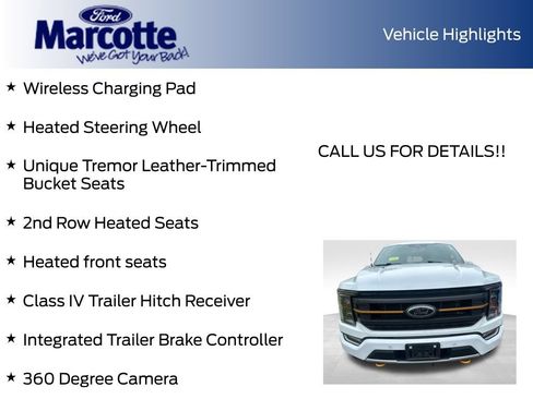 Used 2023 Ford F150 Tremor w/ Equipment Group 402A High AWD/4WD image 16