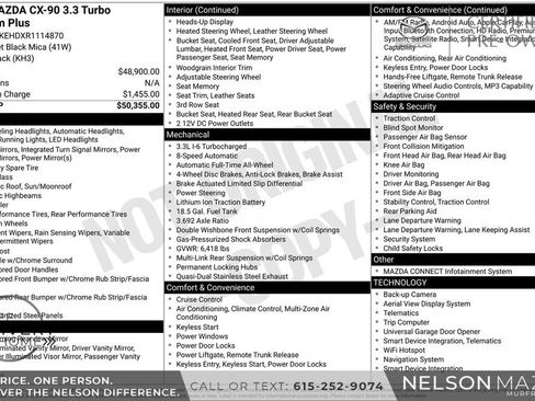 Certified 2024 MAZDA CX-90 3.3 Turbo w/ Premium Plus Pkg AWD/4WD image 2