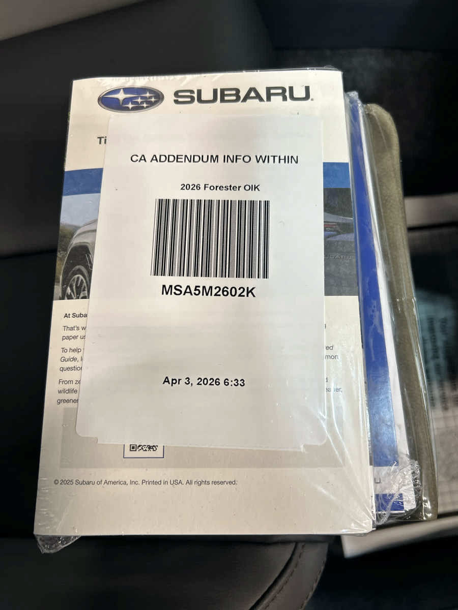 New 2026 Subaru Forester Sport AWD/4WD image 29