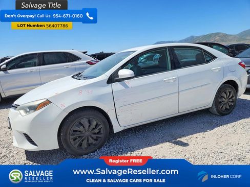 Used 2016 Toyota Corolla LE w/ Body Protection Package #1 FWD image 1