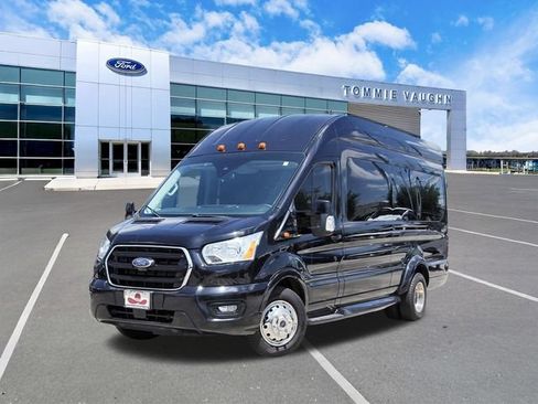 Used 2020 Ford Transit 350 148 High Roof Extended DRW w/ Exterior Upgrade Package RWD image 1