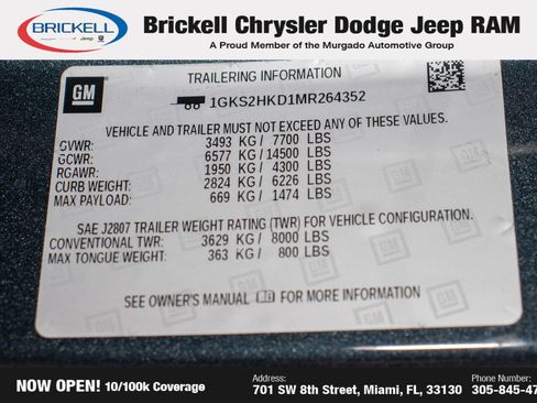 Used 2021 GMC Yukon XL AT4 w/ AT4 Premium Plus Package image 37