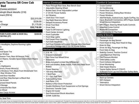 Used 2020 Toyota Tacoma SR image 3