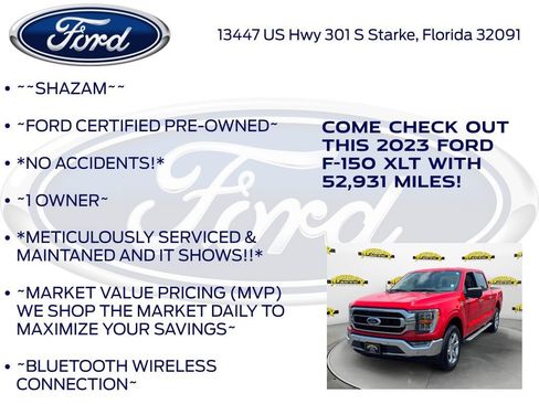 Certified 2023 Ford F150 XLT w/ Equipment Group 302A High AWD/4WD image 6