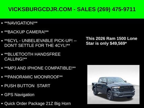 New 2026 RAM 1500 Big Horn image 5