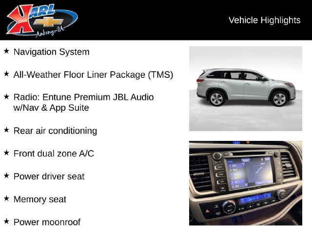 Used 2019 Toyota Highlander Limited AWD/4WD image 2