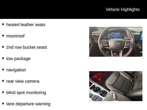 Used 2023 Ford Explorer ST-Line w/ Class IV Trailer Tow Package image 10