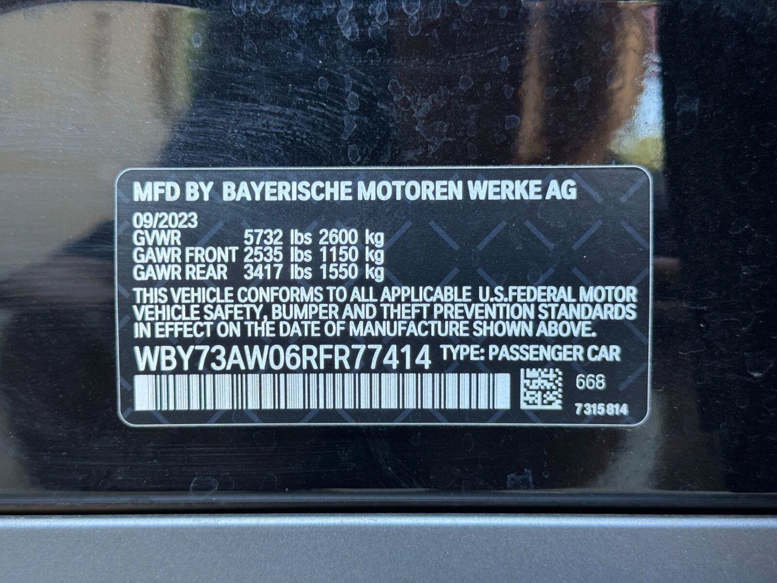 Used 2024 BMW i4 eDrive40 w/ Convenience Package RWD image 49