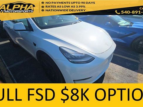 Used 2021 Tesla Model Y Long Range AWD/4WD image 1