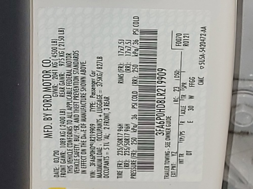 Used 2020 Ford Fusion SE FWD image 33