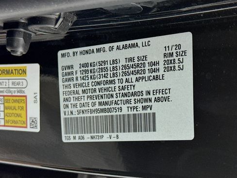 Used 2021 Honda Passport Touring image 39