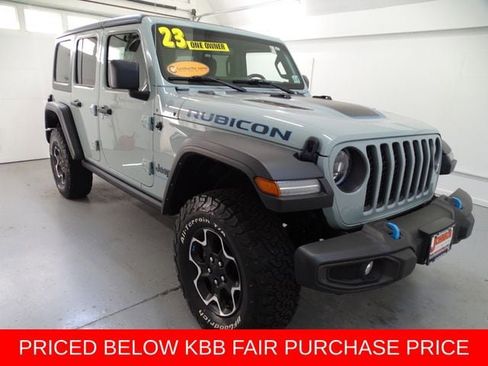 Used 2023 Jeep Wrangler Unlimited Rubicon 4xe w/ Cold Weather Group AWD/4WD image 1
