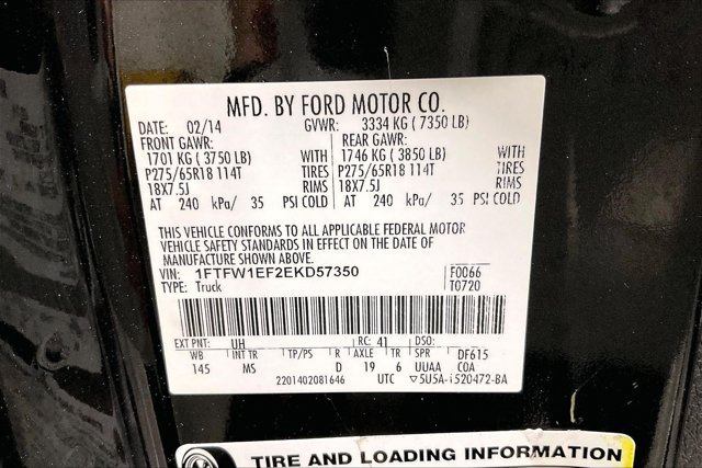 Used 2014 Ford F150 XLT w/ Equipment Group 302A Luxury AWD/4WD image 43