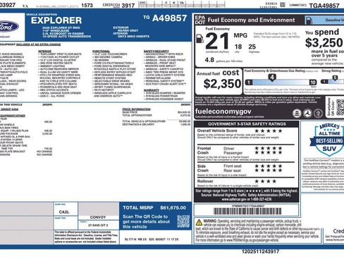 New 2026 Ford Explorer ST w/ Sun And Sound Package image 7
